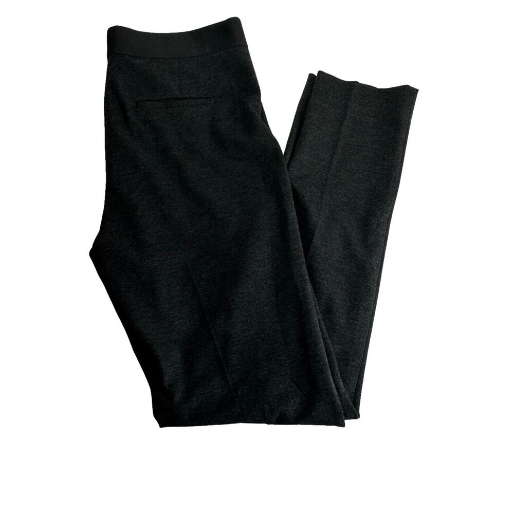 everlane ponte gray pleated side zip pants Size M